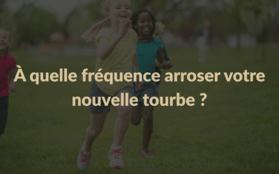 À quelle fréquence arroser votre nouvelle tourbe ?